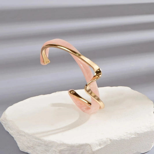 Twist Design Cuff Bangle