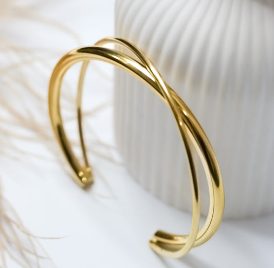 Double Line Gold Bracelet