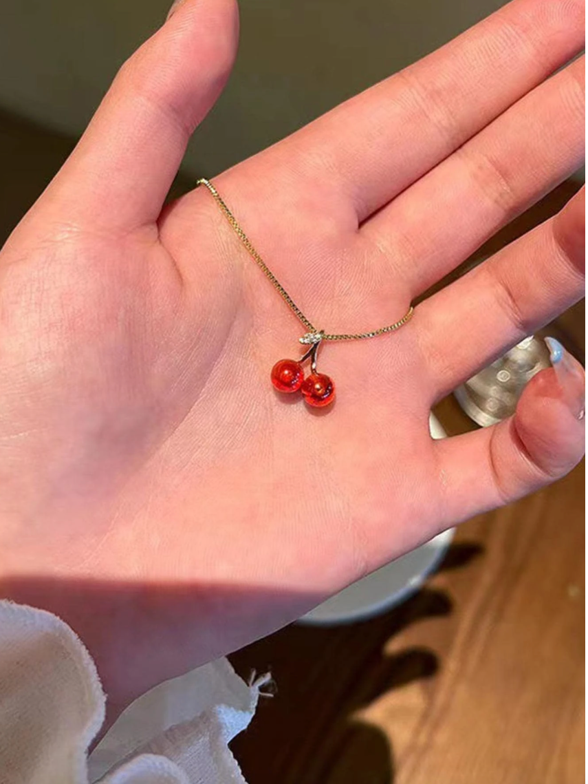 Cherry Charm Necklace